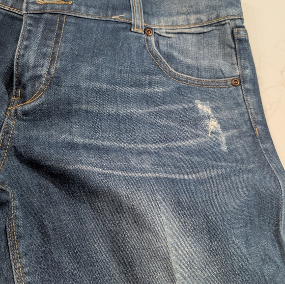 NY&C SLIM SLOUCH JEANS Excellent Condition Size 8 Dark Wash - Picture 9 of 10